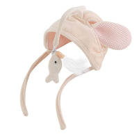 HKM-4801469 Cat Headband Toy with Adjustable Wand - Interactive Funny Cat Teaser, Soft Fabric Play Accessory for Indoor Cats