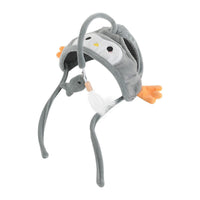 HKM-4801469 Cat Headband Toy with Adjustable Wand - Interactive Funny Cat Teaser, Soft Fabric Play Accessory for Indoor Cats