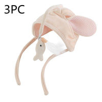 HKM-4801469 Cat Headband Toy with Adjustable Wand - Interactive Funny Cat Teaser, Soft Fabric Play Accessory for Indoor Cats