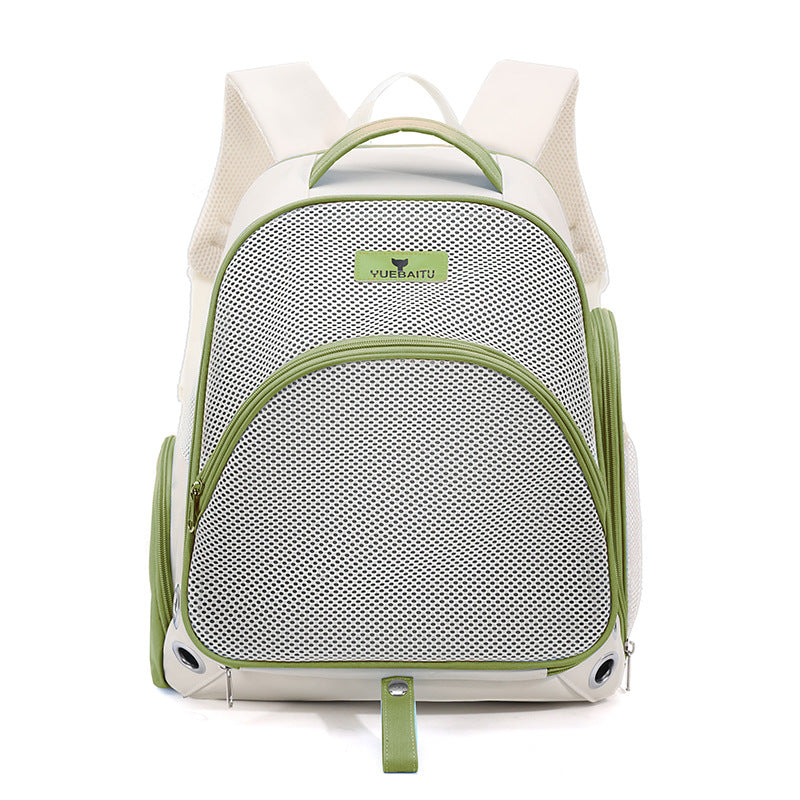 HKM-4802877 Double Shoulder Nylon Cat Carrier Bag - Portable and Foldable for 7.5kg Pets