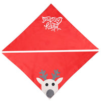 HKM-4803005 Triangular Pet Towel in Festive Designs - Suitable for Neck Sizes 25-48cm