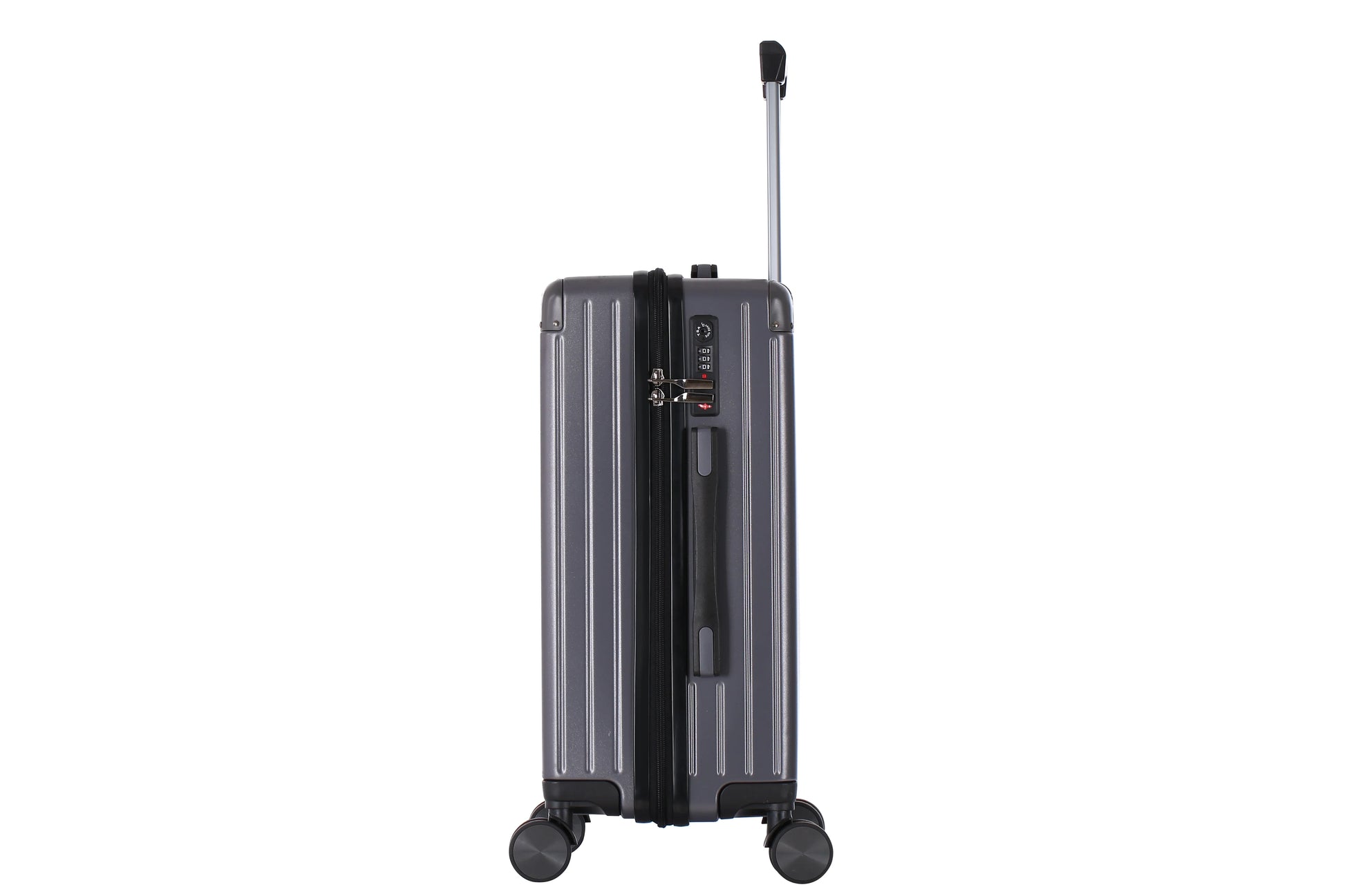 HKM-480339 3-Piece Hardshell Luggage Set - Durable ABS+PC Trolley Suitcases for Travel