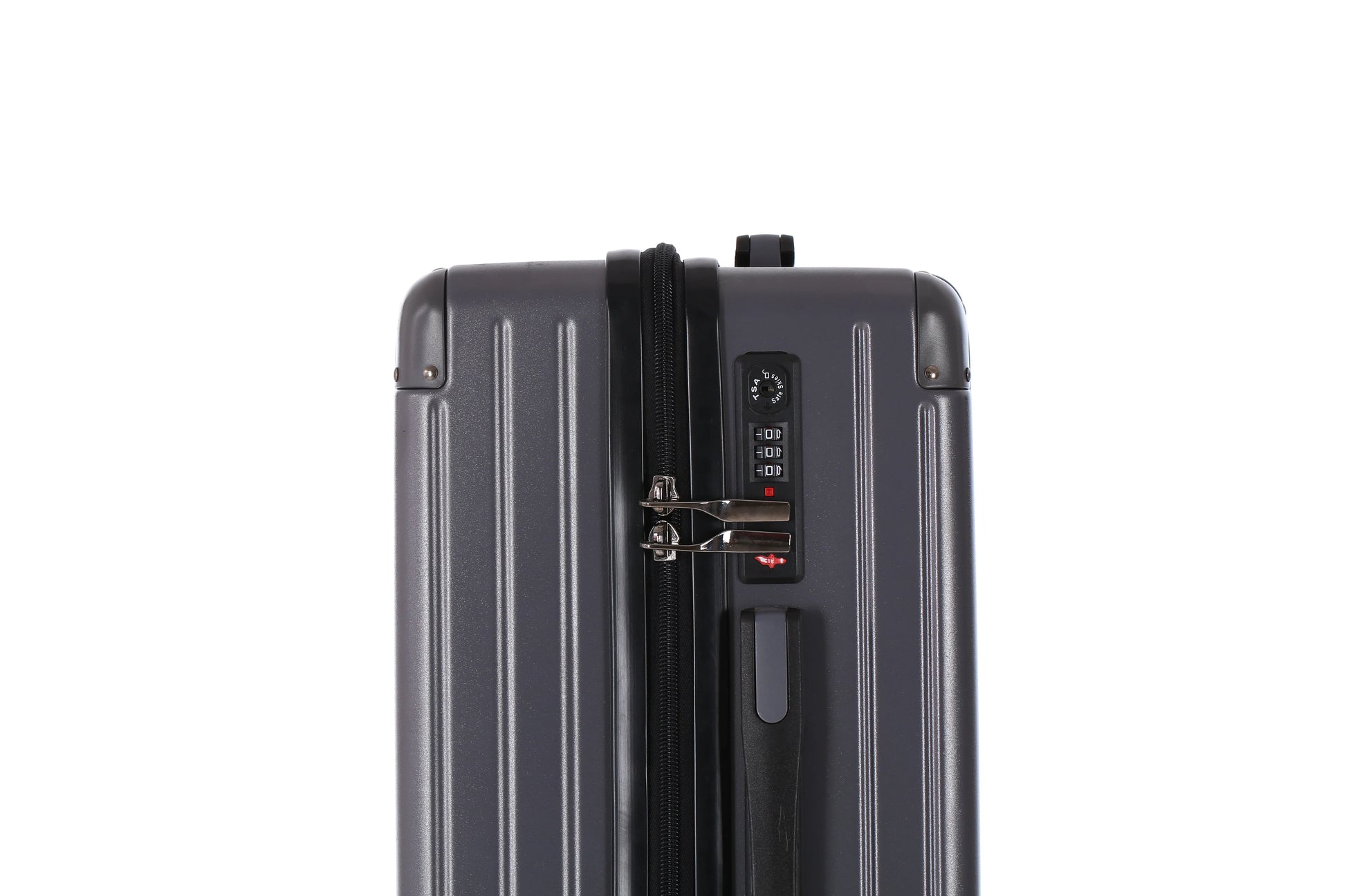 HKM-480339 3-Piece Hardshell Luggage Set - Durable ABS+PC Trolley Suitcases for Travel