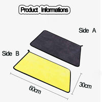 HKM-4806077 Super Absorbent Fiber Towel for Pet Drying, Car Cleaning, and Household Use