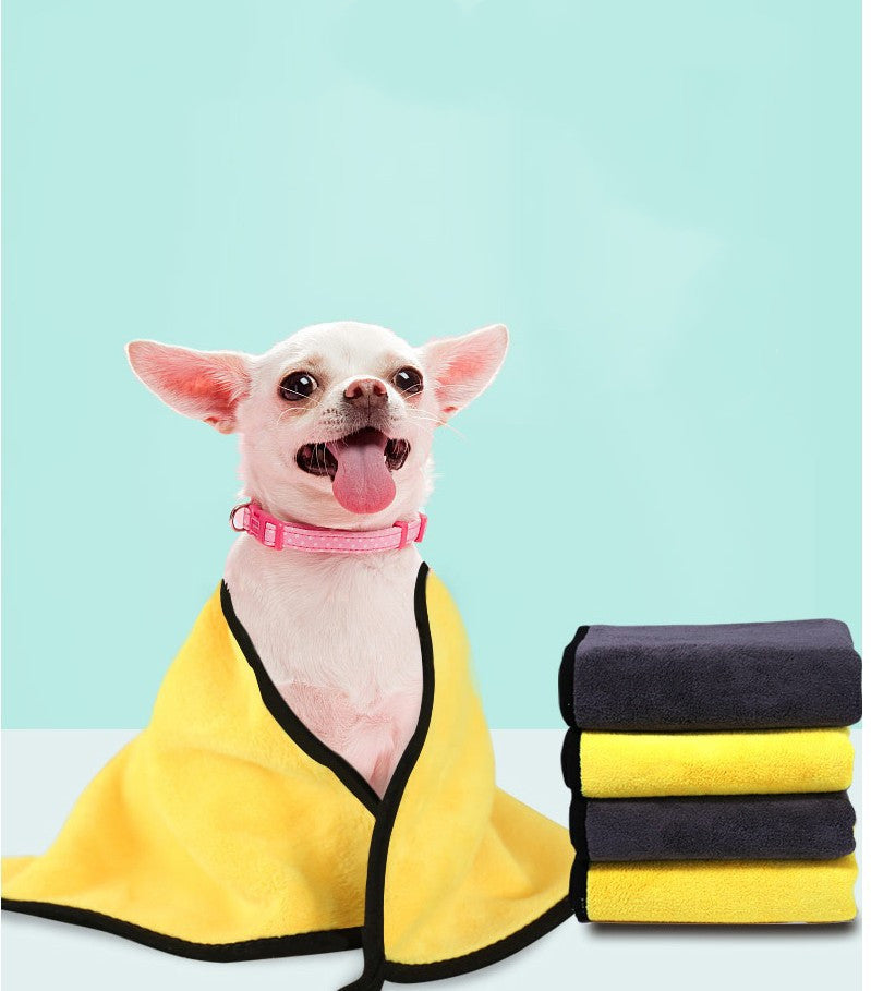 HKM-4806077 Super Absorbent Fiber Towel for Pet Drying, Car Cleaning, and Household Use