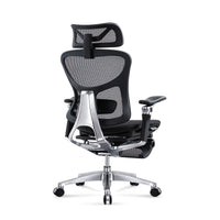 HKM-480723 Ergonomic Full Mesh Office Chair with Footrest and Adjustable Armrests for Comfortable Seating