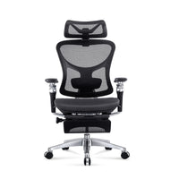 HKM-480723 Ergonomic Full Mesh Office Chair with Footrest and Adjustable Armrests for Comfortable Seating