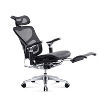 HKM-480723 Ergonomic Full Mesh Office Chair with Footrest and Adjustable Armrests for Comfortable Seating