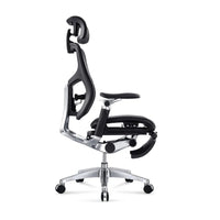 HKM-480723 Ergonomic Full Mesh Office Chair with Footrest and Adjustable Armrests for Comfortable Seating