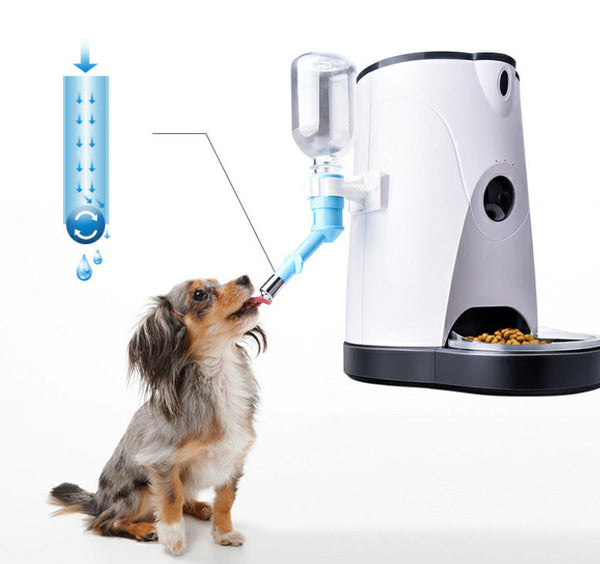 HKM-480787 Automatic Pet Feeder with HD Camera and Voice Intercom - 4L Capacity, Programmable Feeding Schedule, and Remote Access
