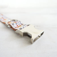 HKM-4808381 Elegant Golden Christmas Pet Collar - Adjustable Polyester Design for XS to XL Sizes