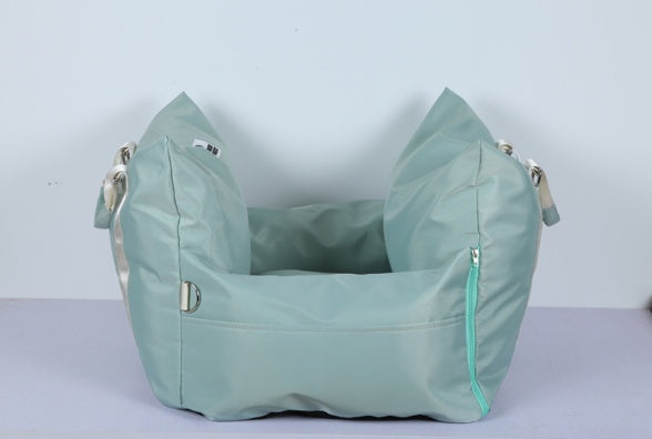 HKM-4808637 Adjustable Dual-Use Car Cushion for Dogs and Cats - Soft Cloth, 43CM x 60CM x 66CM, Available in Multiple Colors