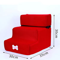HKM-4809661 Pet Climbing Ladder with High Resilience Sponge Steps for Small Dogs, Customizable in Various Colors and Sizes