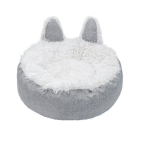 HKM-4810429 Faux Fur Plush Indoor Cat and Dog Bed in Various Sizes - Cozy and Fluffy Design