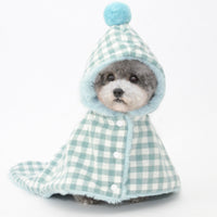 HKM-4810557 Cozy Pet Blanket Sleeping Bag in Pink, Green, Blue, and Gray Grids