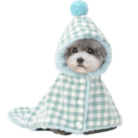 HKM-4810557 Cozy Pet Blanket Sleeping Bag in Pink, Green, Blue, and Gray Grids