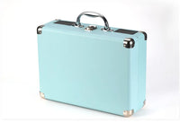 HKM-481107 Portable Retro Vinyl LP Turntable Suitcase with Cassette Player
