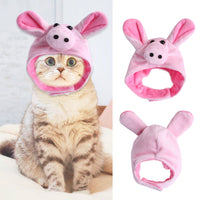 HKM-4811197 Cartoon-Style Warm Hat for Cats and Dogs - Fun Pet Costume Accessory