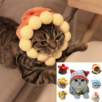 HKM-4811197 Cartoon-Style Warm Hat for Cats and Dogs - Fun Pet Costume Accessory