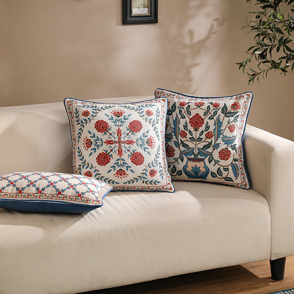 HKM-481555 American Retro Puno Pillow Sofa for Living Room, 30x50mm & 45x45mm Sizes Available