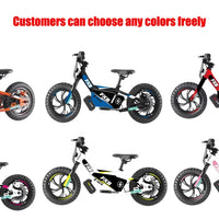 HKM-481683 Electric Mini Balance Bike for Kids, 250W 36V, 16-Inch Lightweight Self-Balancing Scooter, Disc Brake, Aluminum Frame