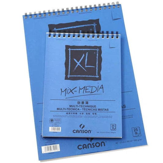 HKM-481747 Acrylic Water Soluble Color Pencil Sketchbook – Spiral Bound, 25 Sheets, Perfect for Drawing and Painting