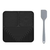HKM-4818109 Silicone Slow Food Mat for Dogs and Cats, Anti-Choking Licking Pad with Suction Cups, Square Design