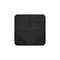 HKM-4818109 Silicone Slow Food Mat for Dogs and Cats, Anti-Choking Licking Pad with Suction Cups, Square Design