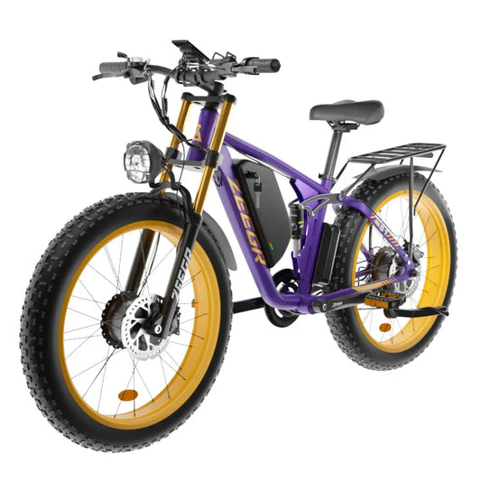 HKM-481811 2000W Dual Motor Electric Mountain Bike - 26-Inch, 7-Speed, Aluminum Frame, Hydraulic Disc Brakes, Long Range 48V Battery