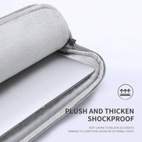 HKM-481811 Soft Polyester Laptop Sleeve for 7.9-15 Inch Macbook and Compatible HP Models