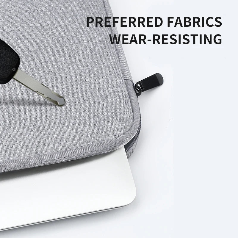 HKM-481811 Soft Polyester Laptop Sleeve for 7.9-15 Inch Macbook and Compatible HP Models