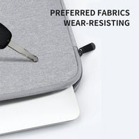 HKM-481811 Soft Polyester Laptop Sleeve for 7.9-15 Inch Macbook and Compatible HP Models