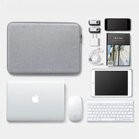 HKM-481811 Soft Polyester Laptop Sleeve for 7.9-15 Inch Macbook and Compatible HP Models