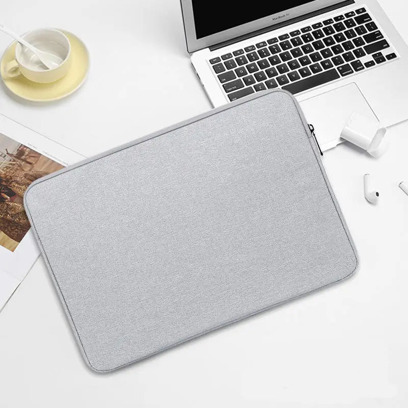 HKM-481811 Soft Polyester Laptop Sleeve for 7.9-15 Inch Macbook and Compatible HP Models