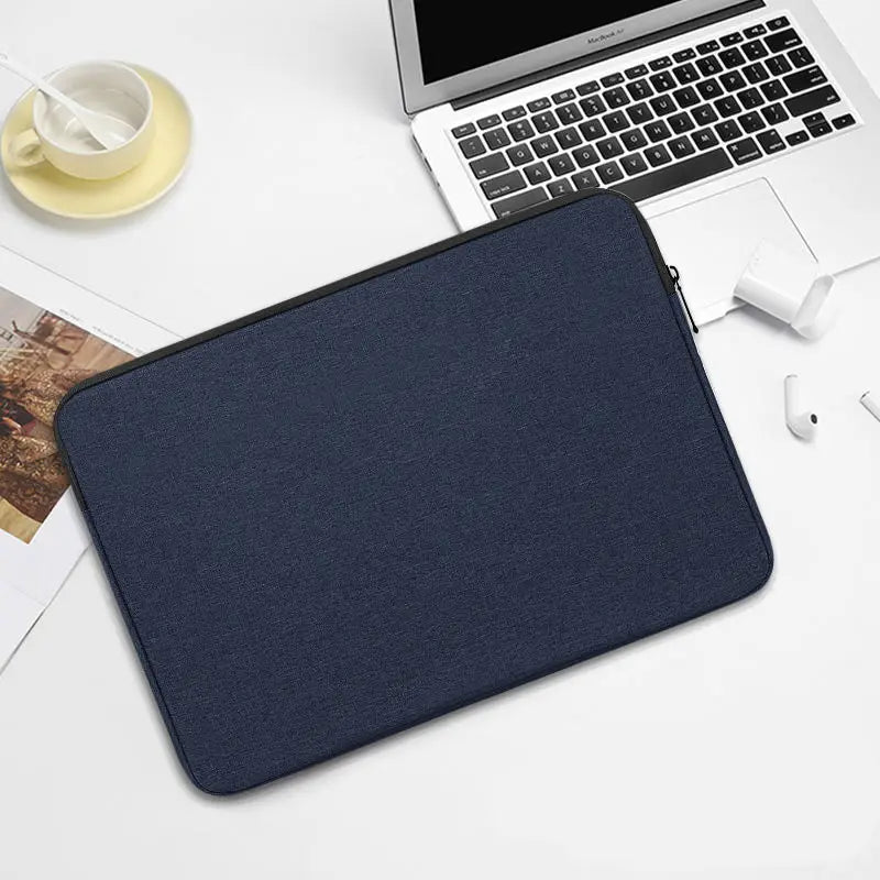 HKM-481811 Soft Polyester Laptop Sleeve for 7.9-15 Inch Macbook and Compatible HP Models