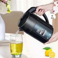 HKM-481875 3.0L Cordless Electric Kettle with 360° Rotational Base and LED Light, Stainless Steel Construction