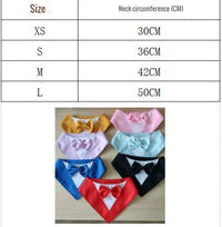 HKM-4819389 Triangle Bib Scarf for Dogs and Cats - Stylish Pet Accessory and Collar Alternative