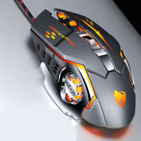 HKM-481939 Wired Gaming Mouse with 1600 DPI Precision and Ergonomic Design