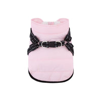 HKM-4819517 Insulated Fleece-lined Dog Vest with Zippers for Comfortable Winter Wear