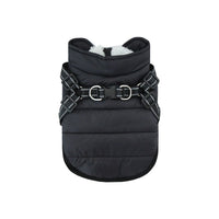 HKM-4819517 Insulated Fleece-lined Dog Vest with Zippers for Comfortable Winter Wear