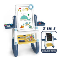 HKM-482067 Magnetic Drawing Board for Kids - Double-Sided Reusable Educational Toy for Ages 5 to 13