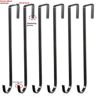 HKM-482067 Retractable Metal Door Hook for Christmas Decorations - Carbon Steel, 20kg Load Capacity