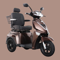 HKM-482131 VISTA-3 Electric Three-Wheel Passenger Scooter for Handicapped Individuals