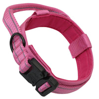 HKM-4821693 Personalized Monochrome Tactical Dog Collar ¨C Durable Nylon, Adjustable Sizes: M, L, XL