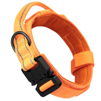 HKM-4821693 Personalized Monochrome Tactical Dog Collar ¨C Durable Nylon, Adjustable Sizes: M, L, XL