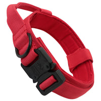 HKM-4821693 Personalized Monochrome Tactical Dog Collar ¨C Durable Nylon, Adjustable Sizes: M, L, XL