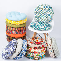 HKM-482323 Cotton and Linen Geometric Design Cushion - Square 44x44CM and Round 40CM