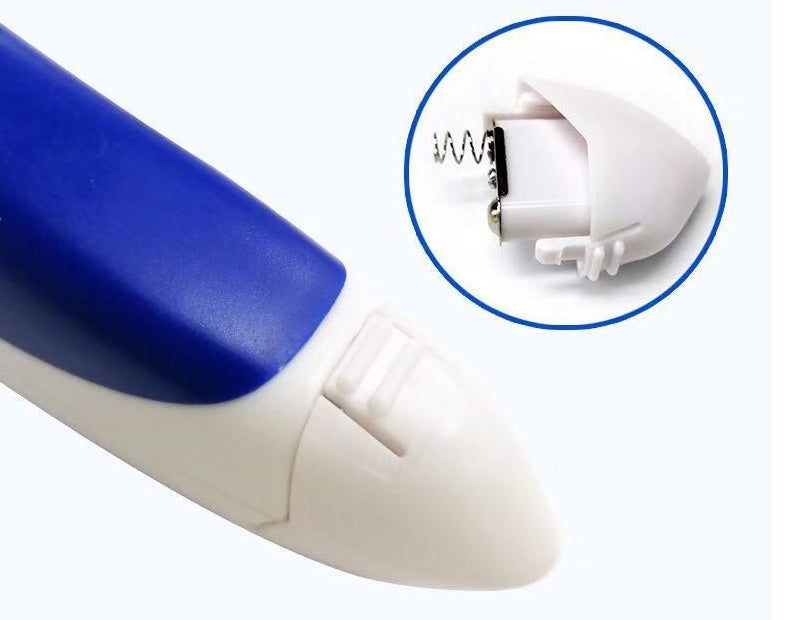HKM-4823485 Electric Lice Remover for Dogs and Cats with Replaceable Battery and Cutter Head, Insulation Plastic & Steel Needle