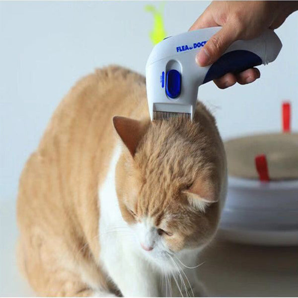 HKM-4823485 Electric Lice Remover for Dogs and Cats with Replaceable Battery and Cutter Head, Insulation Plastic & Steel Needle