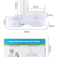 HKM-4823869 Automatic Water Refilling Cat Bowl with Choking Prevention ¨C Transparent Plastic, Multiple Colors